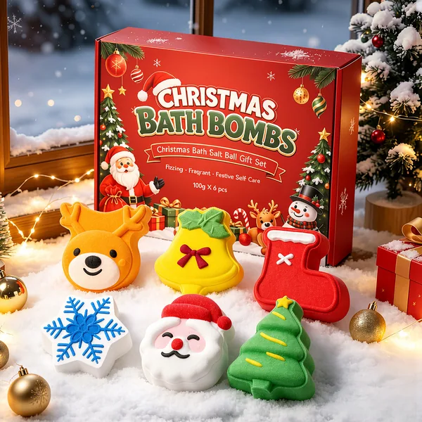 クリスマスバスボム ギフトセット 6個入り